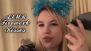 ASMR Kisses amp Hand Movements  Firework Kisses [upl. by Yolande]