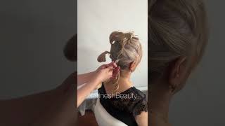 The Newest and Different Techniques for Stunning Updo Hairstyle with Elastics [upl. by Esta347]