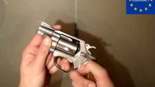 Revolver SampW Mod 60  Handhabung Waffenkunde DetektivAusbildung EURODET [upl. by Kennan]