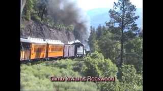 Steam Train excursion on the Durango and Silverton Narrow Gauge Railway [upl. by Anrim637]