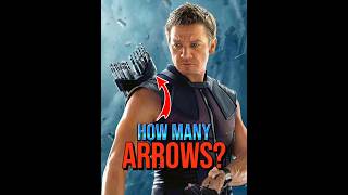 How Many Arrows Does Hawkeye Carry With Him shorts [upl. by Eneirda]