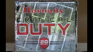 Hornady 45 P Critical Duty Review [upl. by Etteloiv]