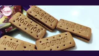 Parle Fab BourBon  Chocolate Flavored  Sandwich Biscuit [upl. by Flossi]