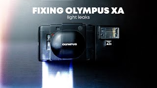 REPLACING the Light Seals on the OLYMPUS XA POINT amp SHOOT [upl. by Ima382]