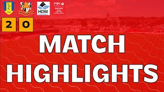 MATCH HIGHLIGHTS  Stocksbridge Park Steels 20 Bridlington Town [upl. by Matthei]