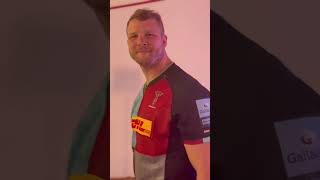 👕 Harlequins players rate the new Home Kit [upl. by Aerda961]