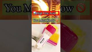 Uric Acid❓The silent culprit 🤫 shortsfeed healthhacks facts ytshorts wellness health [upl. by Shannen]