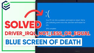 SOLVED DRIVER IRQL NOT LESS OR EQUAL Windows 1110  How to Fix Blue Screen of Death Error 2023 [upl. by Meibers]