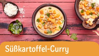 Veganes SüßkartoffelCurry  REWE Deine Küche [upl. by Afrika]