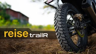 Trying Out New Tyres on My Himalayan  Reise TrailR [upl. by Kcirdde784]