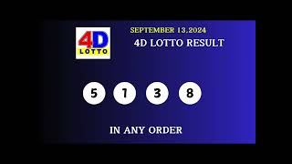 9PM LOTTO RESULTS TODAY SEPTEMBER 132024 [upl. by Weinman]