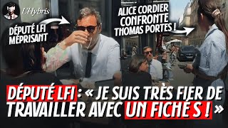 Alice Cordier CONFRONTE un DÉPUTÉ LFI dans la rue  Il la TRAITE comme une CH1ENNE et [upl. by Ttelracs]