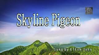 Elton John  Skyline Pigeon KaraokeLyricsInstrumental [upl. by Eletnahc648]