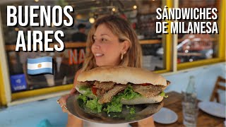 Eles tem o MELHOR sanduíche de MILANESA do mundo Argentina [upl. by Ransom]