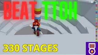 I BEAT The Tower Of Hell TTOH 330 stages [upl. by Ybba14]