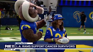 LA Rams Celebrate Cancer Survivorsand it Gets Emotional [upl. by Anatola]