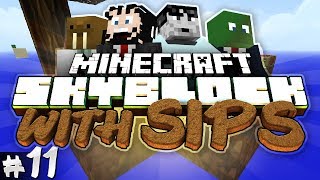 Minecraft Skyblock with Yogscast Sips 11  A Blossoming Hope [upl. by Kuska]