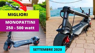 I Migliori 8 MONOPATTINI ELETTRICI del 2021 da 250 a 500watt [upl. by Faludi]