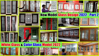 New Model kitchen color glass doors designKitchen Masala Box Glass Doors DesignColor Glass Design [upl. by Holzman]