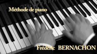 cours de piano en ligne  1 leçon débutant  méthode Bernachon [upl. by Suedama]