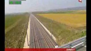 5748kmh  TGV new World speed record 35716 mph [upl. by Petty]