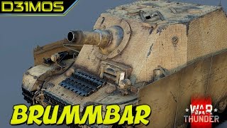 War Thunder BRUMMBAR [upl. by Turmel657]