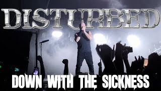 DISTURBED  Down With The Sickness TAKE BACK YOUR LIFE TOUR [upl. by Atnahsa659]