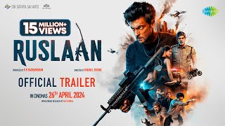 Ruslaan Official Trailer  Aayush Sharma Jagapathi Babu Sushrii  Karan B  Radhamohan  26th Apr [upl. by Devland402]