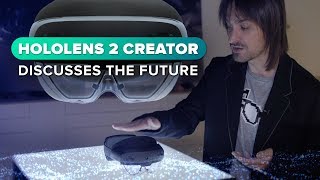 HoloLens 2 creator discusses augmented realitys future [upl. by Haze]