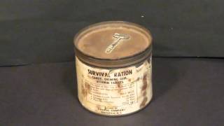 Survival Ration VietnamEra Produced in 1967 OpeningReview  Taste Test [upl. by Wallis]