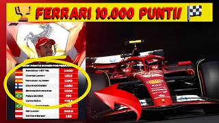 🥇 LA FERRARI FA LA STORIA GUADAGNA 10000 PUNTI IN F1 [upl. by Stafani957]