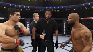 Paulo Costa vs Yoel Romero 2 Full Fight  UFC 4 Simulation [upl. by Tnomyar]