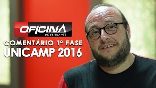 UNICAMP 2016  Comentário da 1º Fase  Oficina do Estudante [upl. by Buerger]