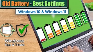 How to Extend Laptop Battery Life with Advanced Power Settings [upl. by Oidale531]