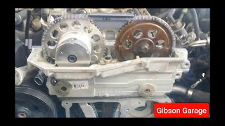 How to change timing chain kit 04 Chevy Trailblazer Envoy Rainier Descender 42L [upl. by Neenad]