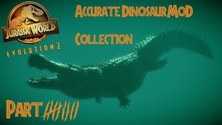 JWE2 Accurate Dinosaur Mod Collection Part 9 [upl. by Llerej888]