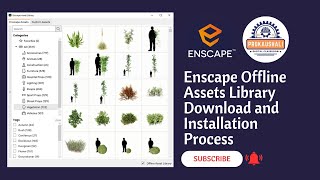 Enscape Offline Assets Library Download and Installation Process  Prokaushali [upl. by Moishe]