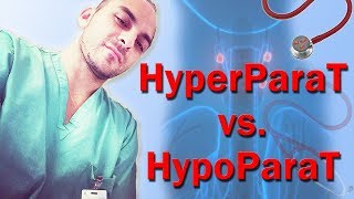 Hyperparathyroidism vs Hypoparathyroidism Effects of PTH [upl. by Yeltihw]