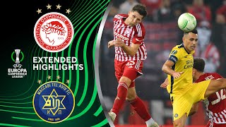 Olympiacos vs Maccabi Tel Aviv Extended Highlights  UECL Round of 16 1st Leg  CBS Sports Golazo [upl. by Minsk857]