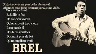 Jacques Brel Ne me quitte pas Paroles Lyrics YouTube [upl. by Deckert]