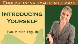 Introducing Yourself  How to Introduce Yourself In English [upl. by Vtarj]