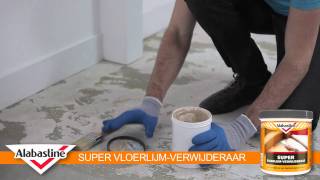 How to  Super VloerlijmVerwijderaar  Alabastine [upl. by Yrrol]