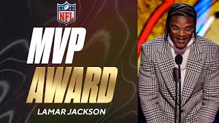 Lamar Jackson Wins Most Valuable Player Award I NFL Awards I CBS Sports [upl. by Nerhe]