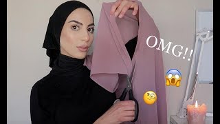 Hijab Tutorial How To Style A Ready Made Hijab  Super Easy [upl. by Ari]