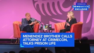 Menendez brother calls attorney at CrimeCon talks prison life  NewsNation [upl. by Larok169]