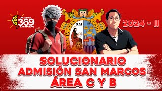 SOLUCIONARIO SAN MARCOS 2024  II AREA BC [upl. by Reltuc910]