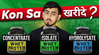 Whey Protein That Actually Works   CONCENTRATE VS ISOLATE VS HYDROLYSATE [upl. by Elfstan]