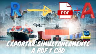 REVIT  ExportarImprimir directamente a PDF y DWG CAD desde REVIT [upl. by Gwenni]