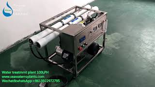 Portable seawater desalination machine 2TPD [upl. by Anahir117]