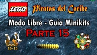 LEGO Piratas del Caribe Guia  Parte 15 quotModo Libre  Guia de Minikits El Torbellino de Maelstromquot [upl. by Lemaj]